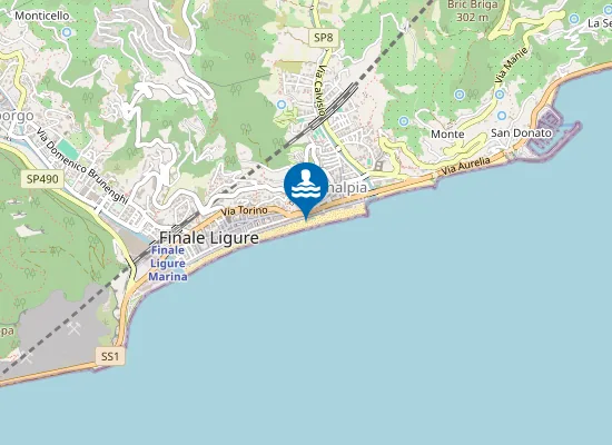Map of Bagni Nautico