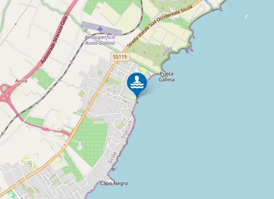 Map of Spiaggia di Gallina