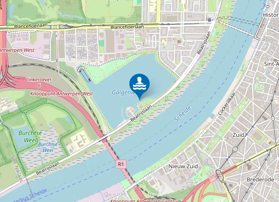 Map of Antwerpen Galgenweel