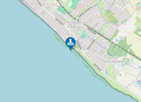 Map of RINGKØBING CAMPING