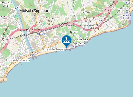 Map of Bagni Pino