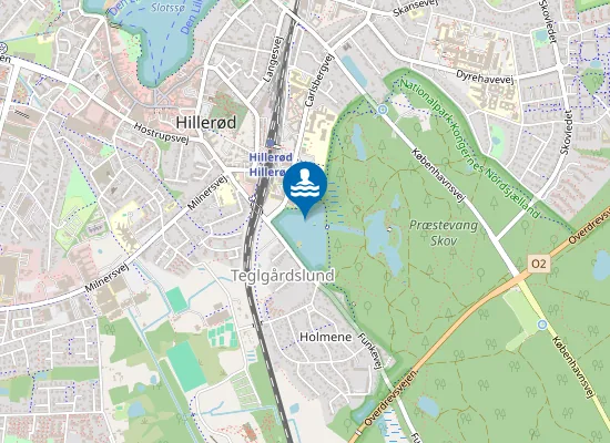 Map of TEGLGÅRDSSØEN VED CARLSBERGVEJ