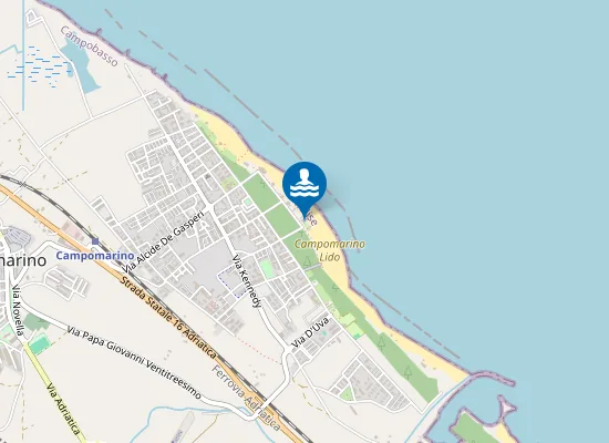 Map of Lido Mare Chiaro