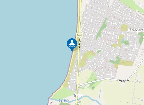 Map of TREND STRAND, VIBORGVEJ 552B
