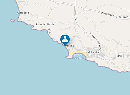 Map of Spiaggia Poliscia