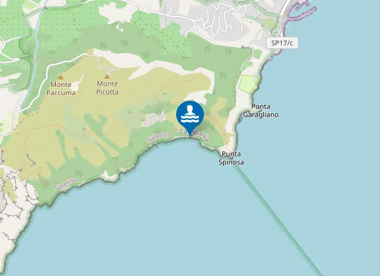 Map of Spiaggia della Molara