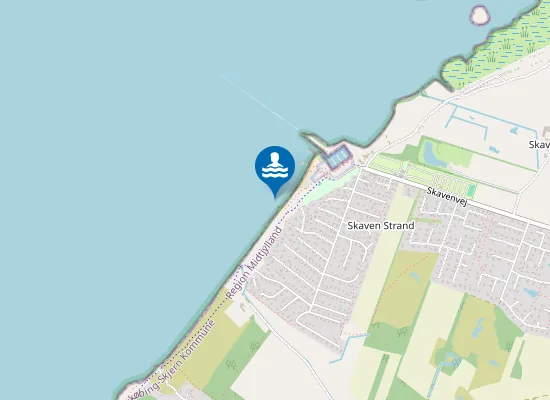 Map of SKAVEN STRAND SYD