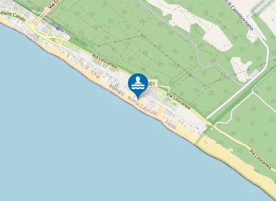 Map of La Spiaggia