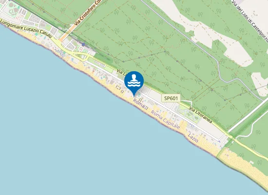 Map of Stabilimento Balneare La Casetta