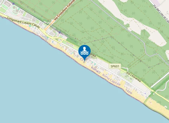 Map of Stabilimento Balneare Le Palme