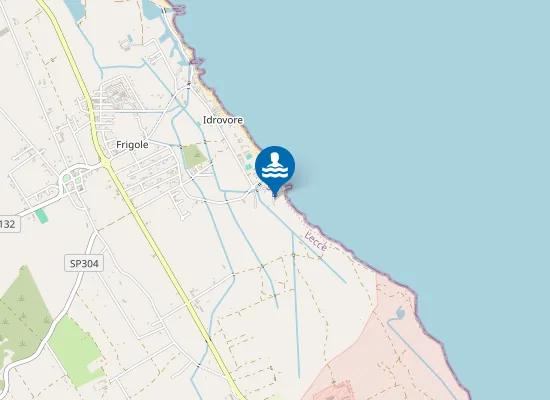 Map of Stabilimento Balneare Molo 13 - Area sosta Camper