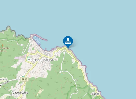 Map of La Crocetta