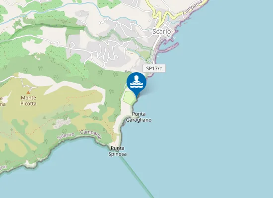 Map of Spiaggia di Garagliano