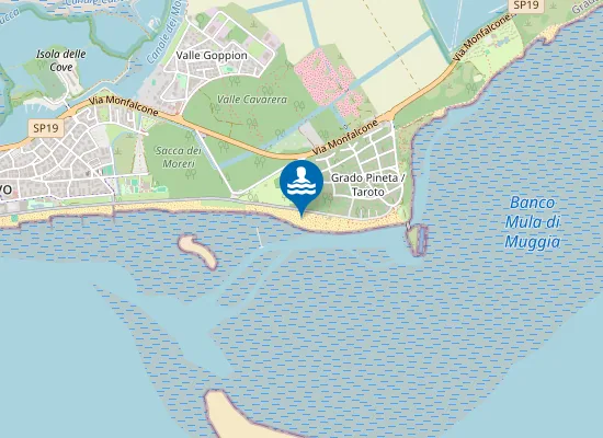 Map of Spiaggia di Snoopy