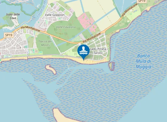 Map of Pineta Beach