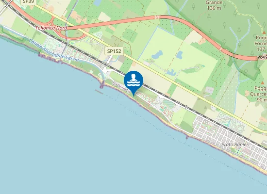 Map of Giardino Beach