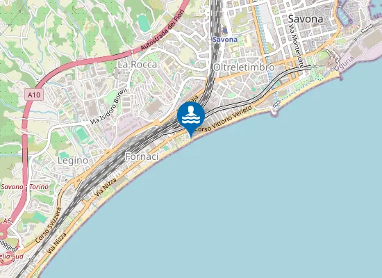 Map of Hotel Miramare