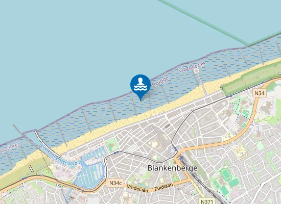 Map of BLANKENBERGE KERKSTRAAT