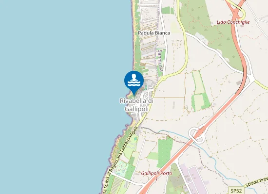 Map of Spiaggia di Rivabella