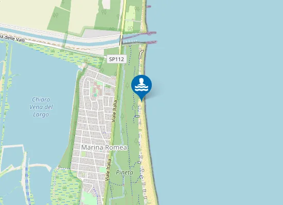 Map of Bagno Azzurro