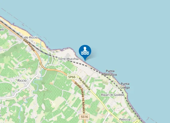 Map of Spiaggia di Punta Ferruccio