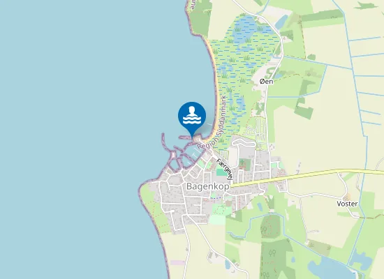 Map of Bagenkop Havnebassin