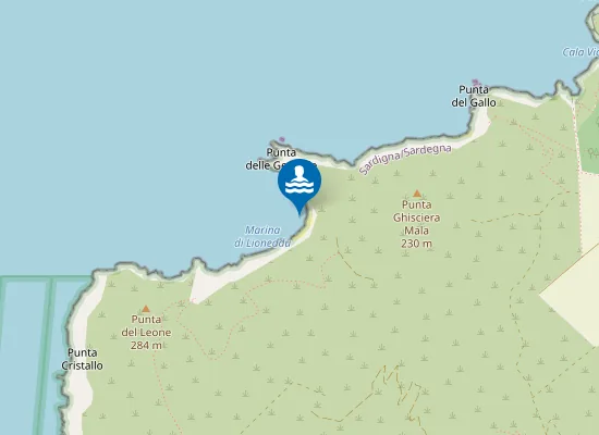 Map of Cala Inferno