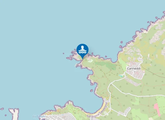 Map of Punta Canneddi