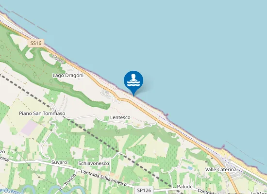 Map of Spiaggia Lido Le Morge