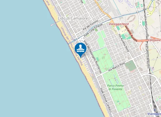 Map of Bagno Pinocchio