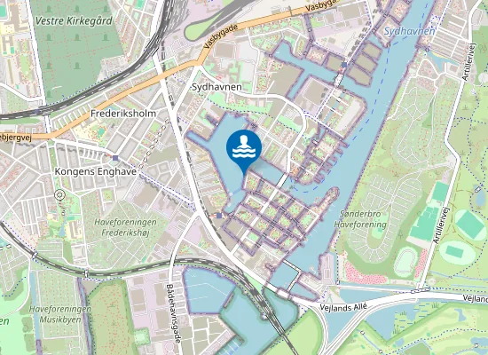 Map of VANDTRAPPEN BADEZONE