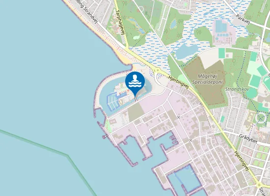 Map of ESBJERG STRAND - SYDLIGE BRO