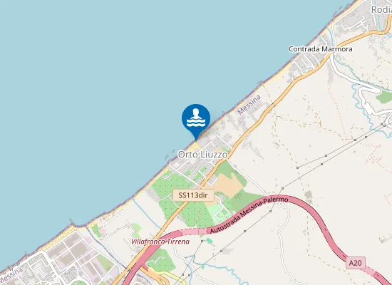 Map of Spiaggia di Orto Luizzo