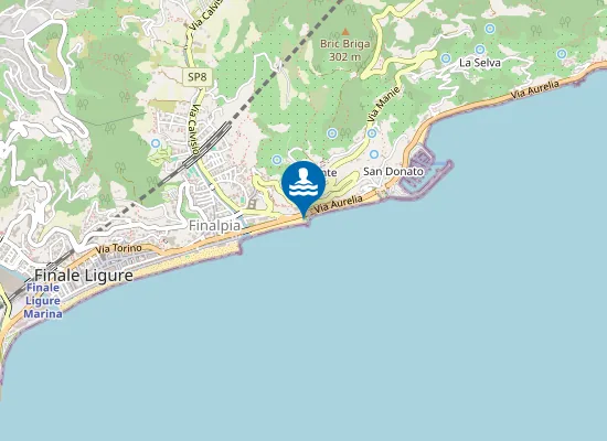 Map of Spiaggia libera del Castelletto