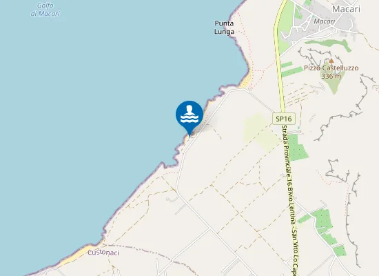 Map of Spiaggia di Cala Bove