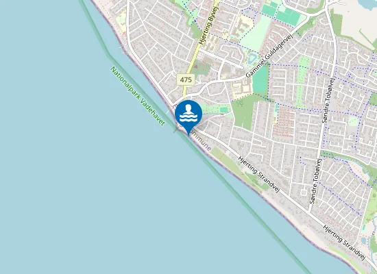 Map of SPANGSBERG ALLE HJERTING