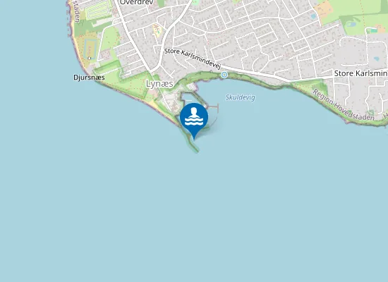 Map of LYNÆS HAVBAD