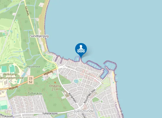 Map of FÆRGEMOLEN JUELSMINDE