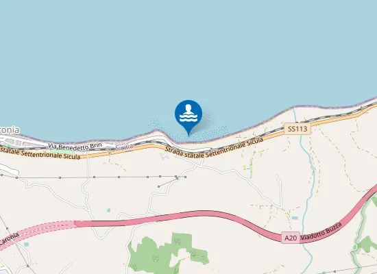 Map of Praia naturista Chiappe
