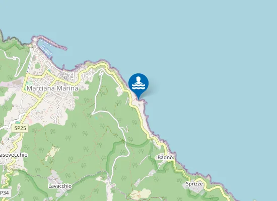 Map of Spiaggia Remontó