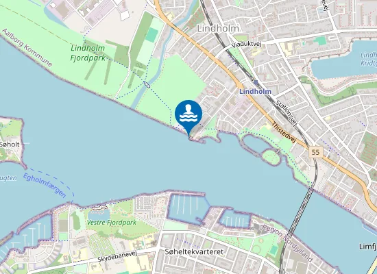 Map of LINDHOLM BRYGGE