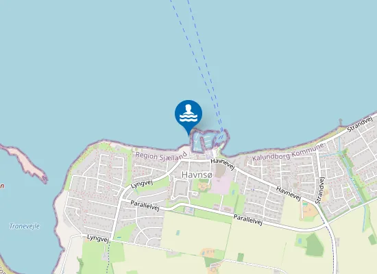Map of HAVNSØ HAVNEBAD