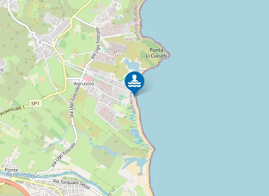Map of Concessione balneare privata