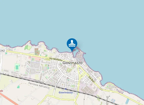 Map of spiaggia Algida