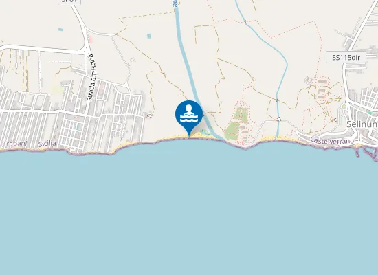 Map of Spiaggia Ex Porto Antico Selinunte