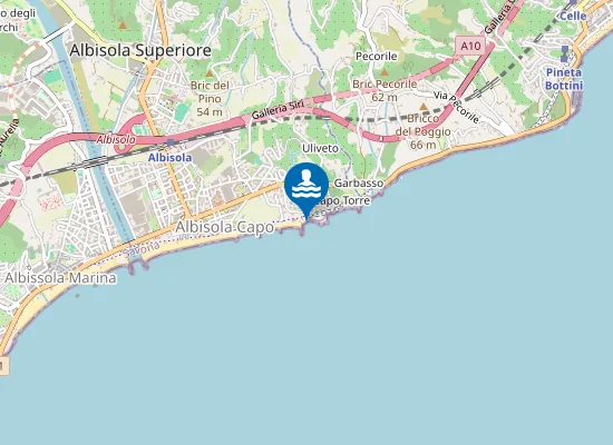 Map of Spiaggia Libera