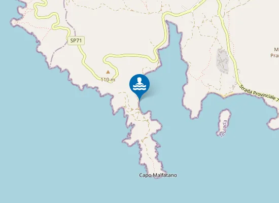 Map of Capo Malfatano