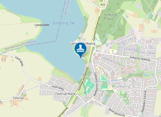 Map of SOLBJERG SØ