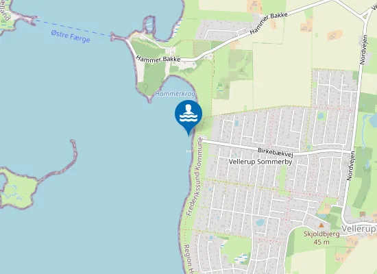 Map of VELLERUP SOMMERBY
