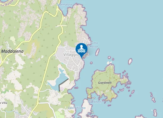 Map of Spiaggia del Villaggio Piras